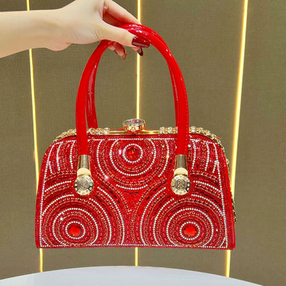 Luxuriöse Perlenabende-Handtasche