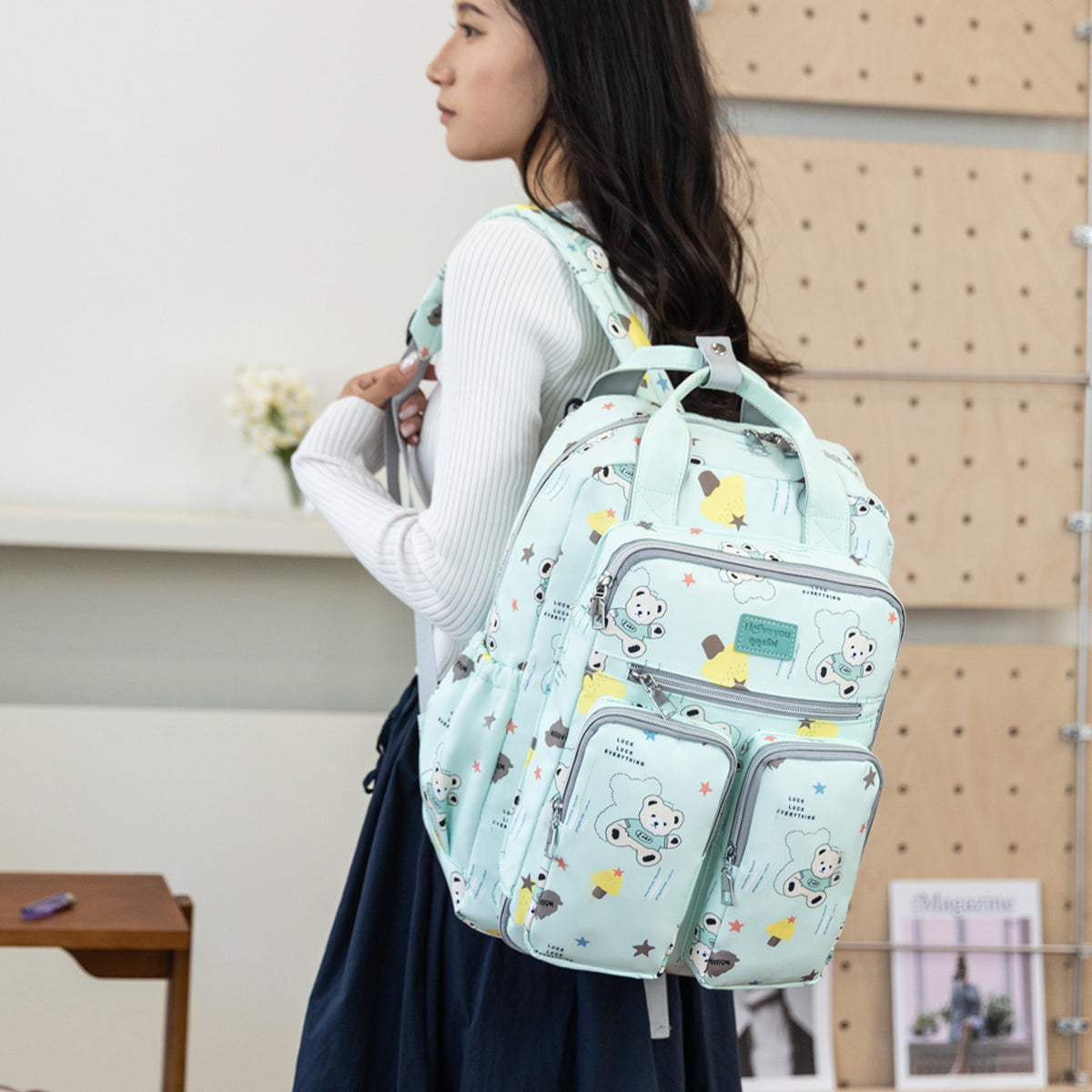 Niedlicher Tiermuster-Rucksack Brehn