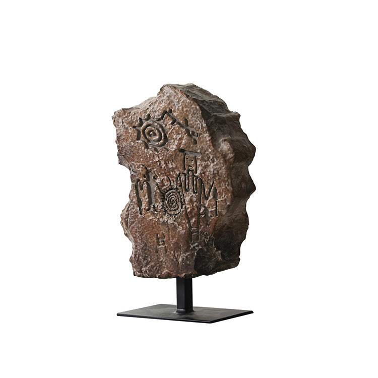 Elegante dekorative Steinskulptur