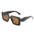 Damen modische oversized Sonnenbrille im Leopardenmuster Brehn