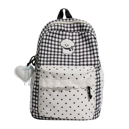 Verspielt gemusterter Rucksack Brehn