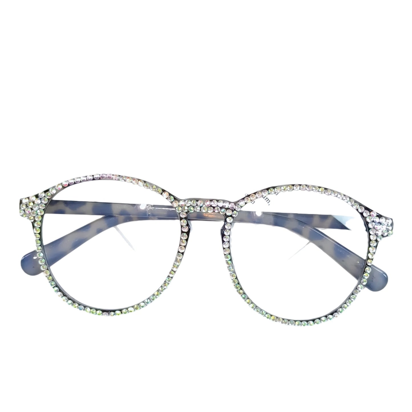 Damen Stylische Katzenaugen-Brille mit funkelndem Strassbesatz Brehn