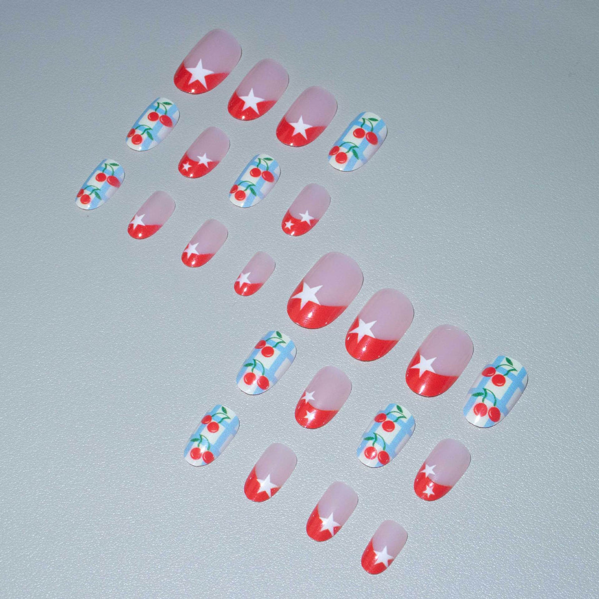 Kirschblüten-Themen-Nagelkunst-Set