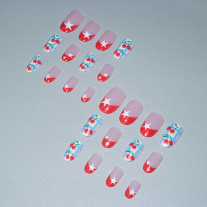 Kirschblüten-Themen-Nagelkunst-Set