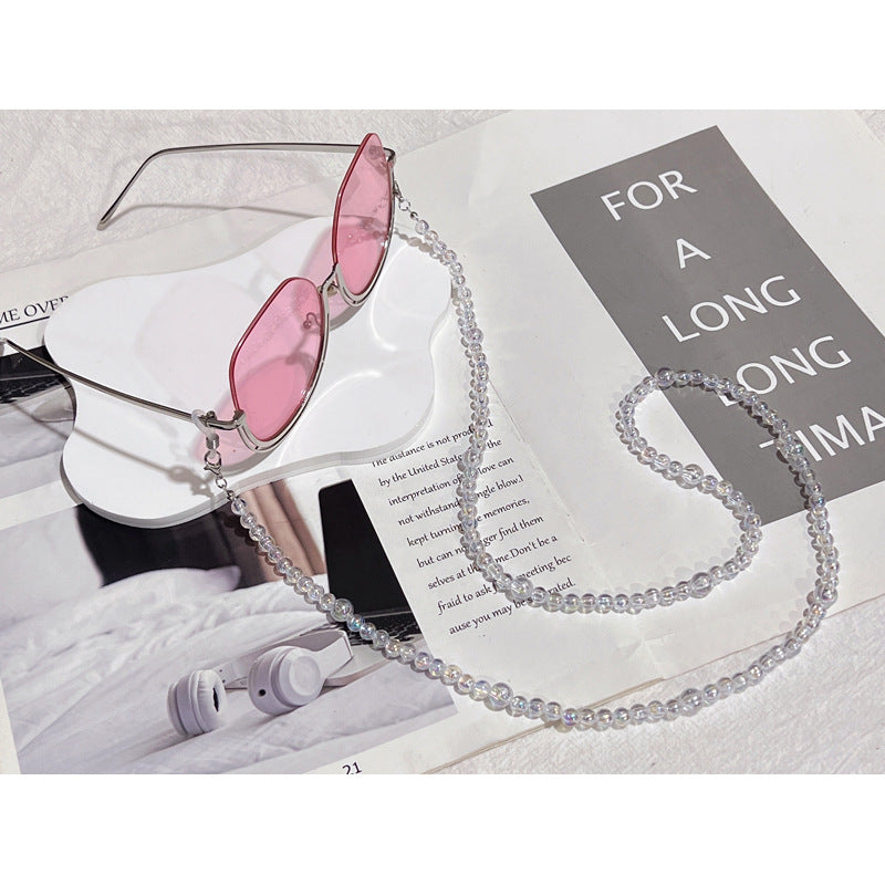 Mehrschichtige Perlen Eyewear Kette Brehn