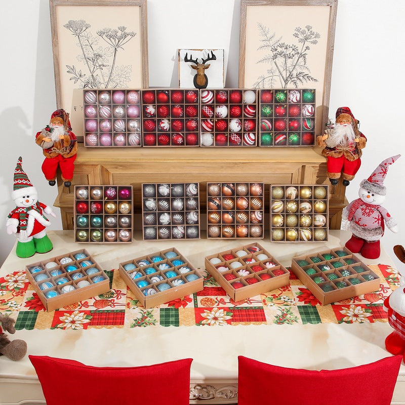 Bruchsichere Dekorative Weihnachtskugeln Set Brehn