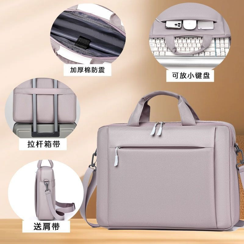 Laptop-Tasche Mit Praktischem Organizer Und Abnehmbaren Schulterriemen Brehn