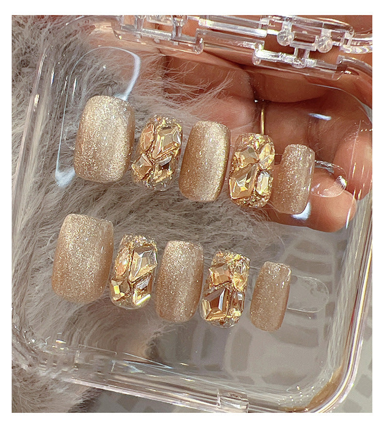 Kunstnagel Spitzen mit Glitzer und Strass Brehn