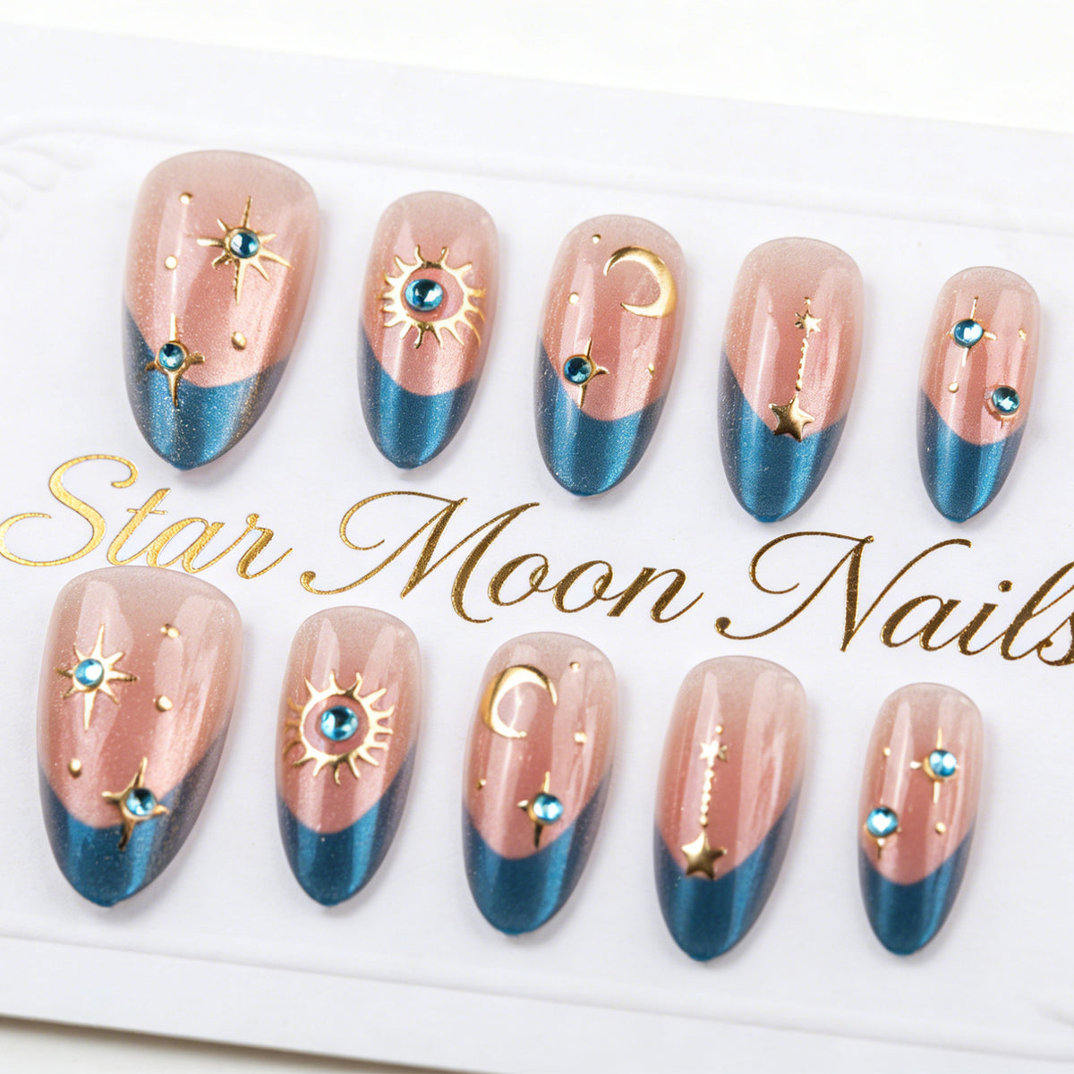 Kosmisches Thema Press-On Nagelset