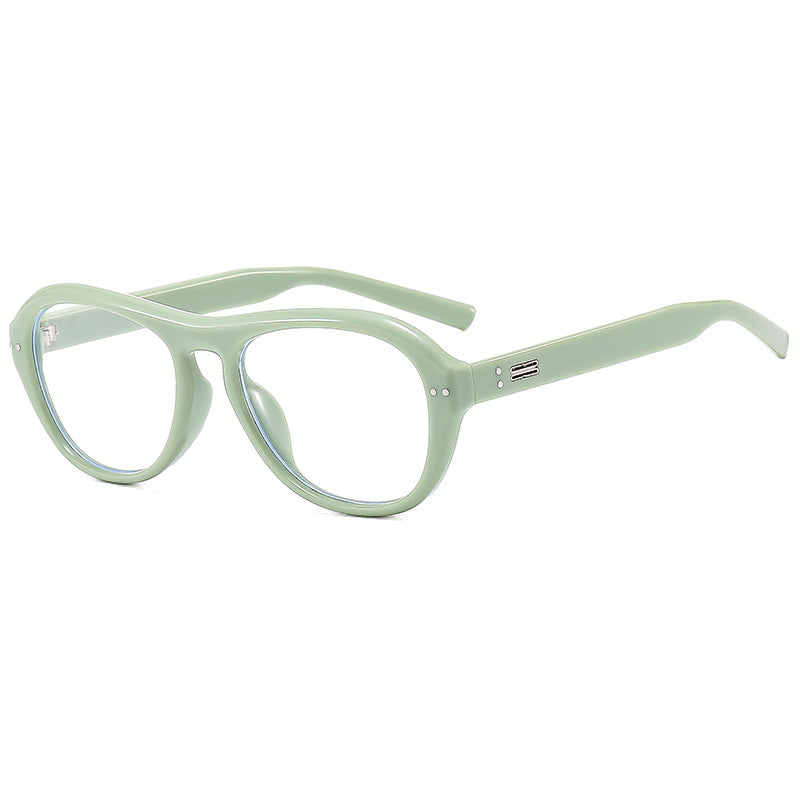 Damen modische Brille mit modischem gestreckt Rahmen und hochwertigem Kunststoff Brehn