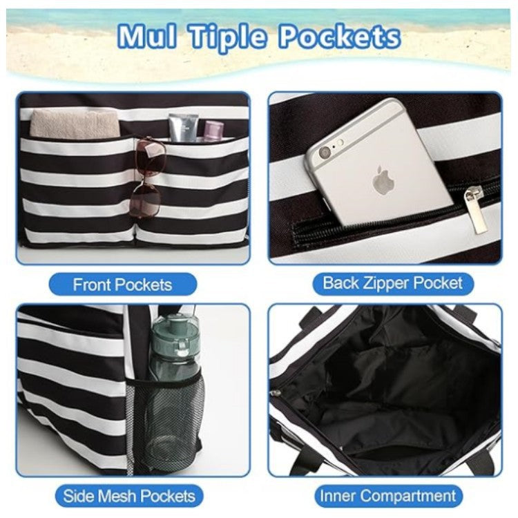 Praktische Strandtasche mit Mehreren Fächern Brehn