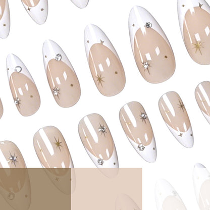 Elegante Akzent Stiletto Nagelkunst Verbesserungen Brehn