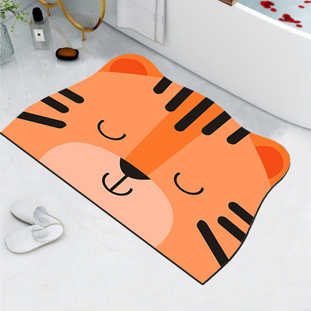 Niedlicher Katzen Design Badezimmermatte Brehn