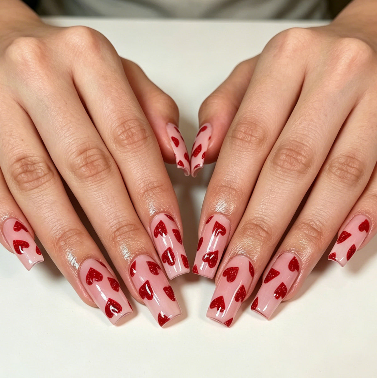 Herz-Themen Nagelkunst Brehn