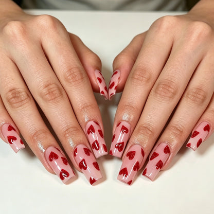 Herz-Themen Nagelkunst Brehn