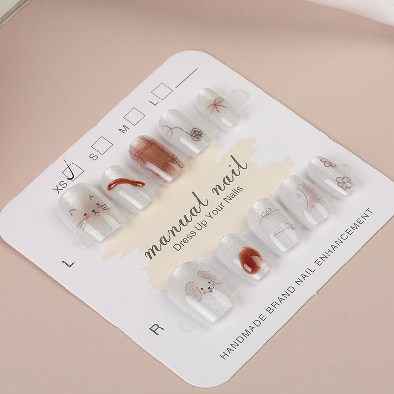 Artisanal Press-On Nail Set Brehn