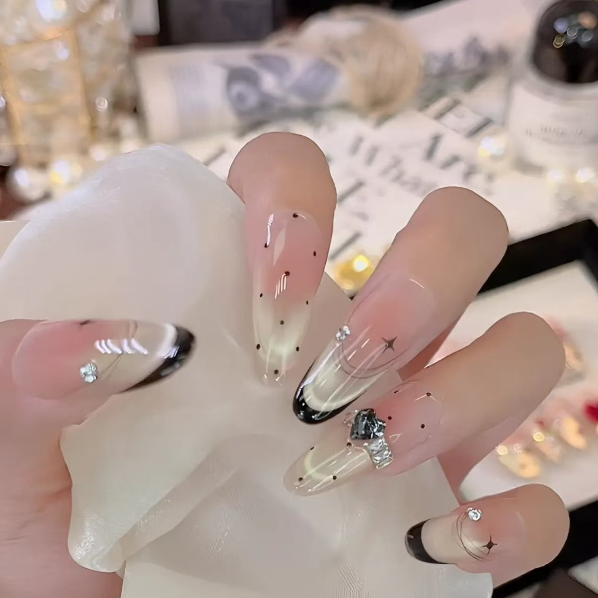 Künstlerisches Stiletto-Nagel-Set