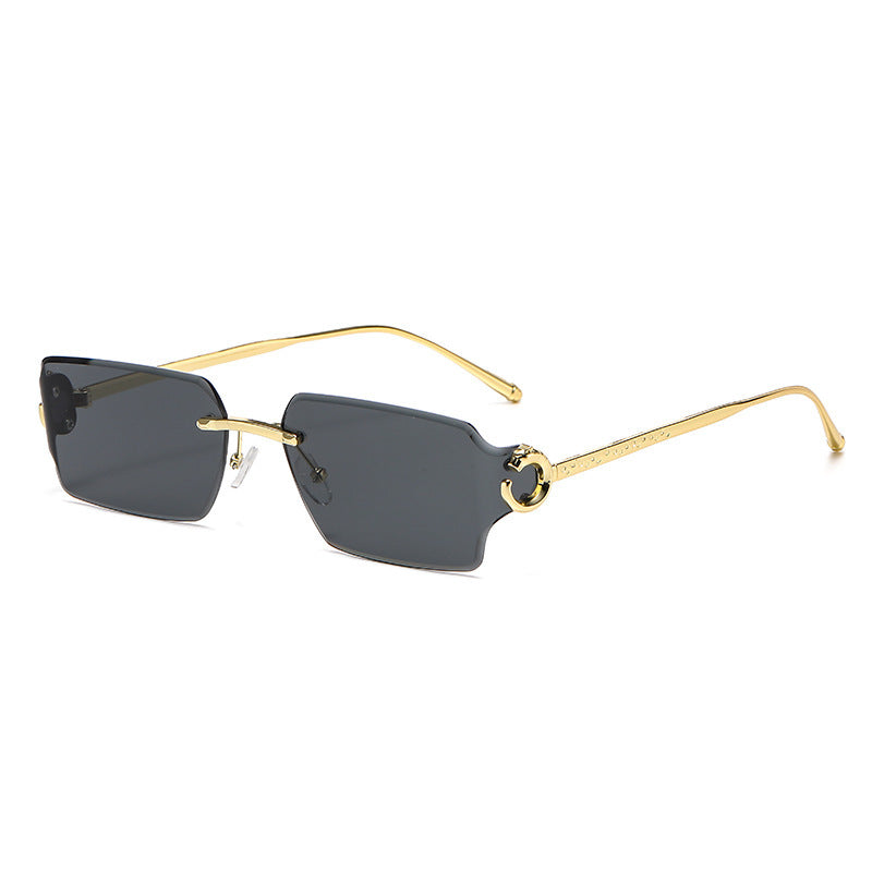Damen elegante quadratische Sonnenbrille mit stilvollem Schildkrötenmuster und UV-Schutz Brehn