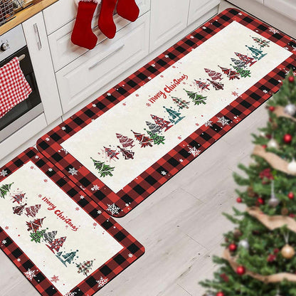 Weihnachts-Themen Küchenmatte Set