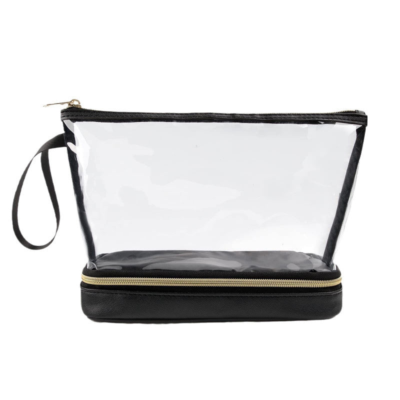 Kosmetik-Organizer-Tasche mit Transparentem Design und Aufgeteiltem Innenfach Brehn