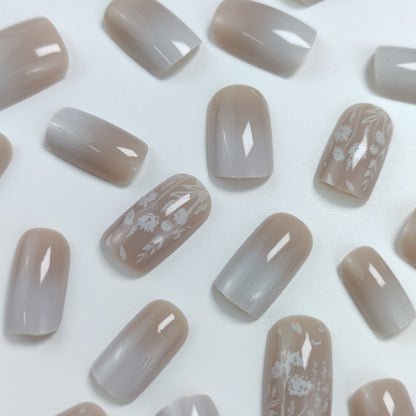 Elegante Ombre Acrylnagelverlängerungen Brehn 1789915886