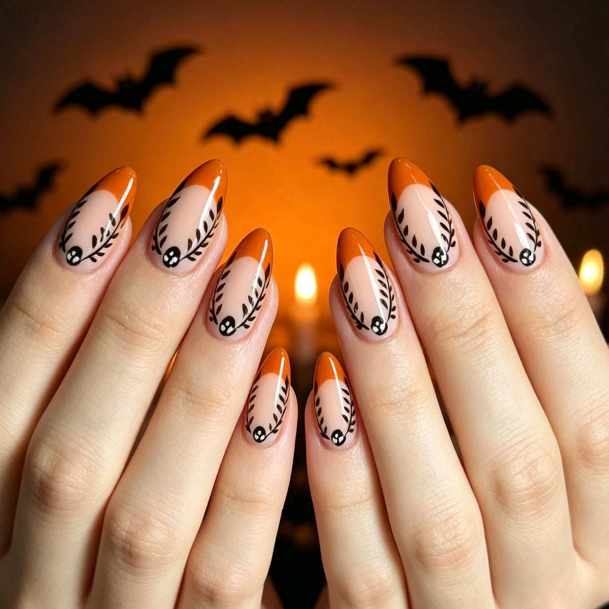 Premium Halloween-Themen Nagelkunst Set Brehn
