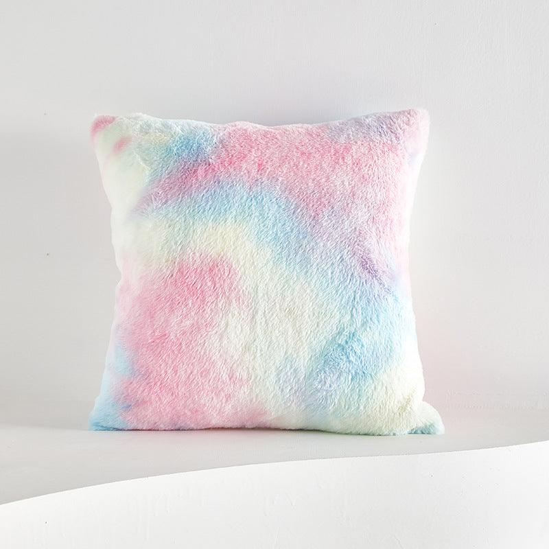 Plüsch Tie-Dye Dekokissen
