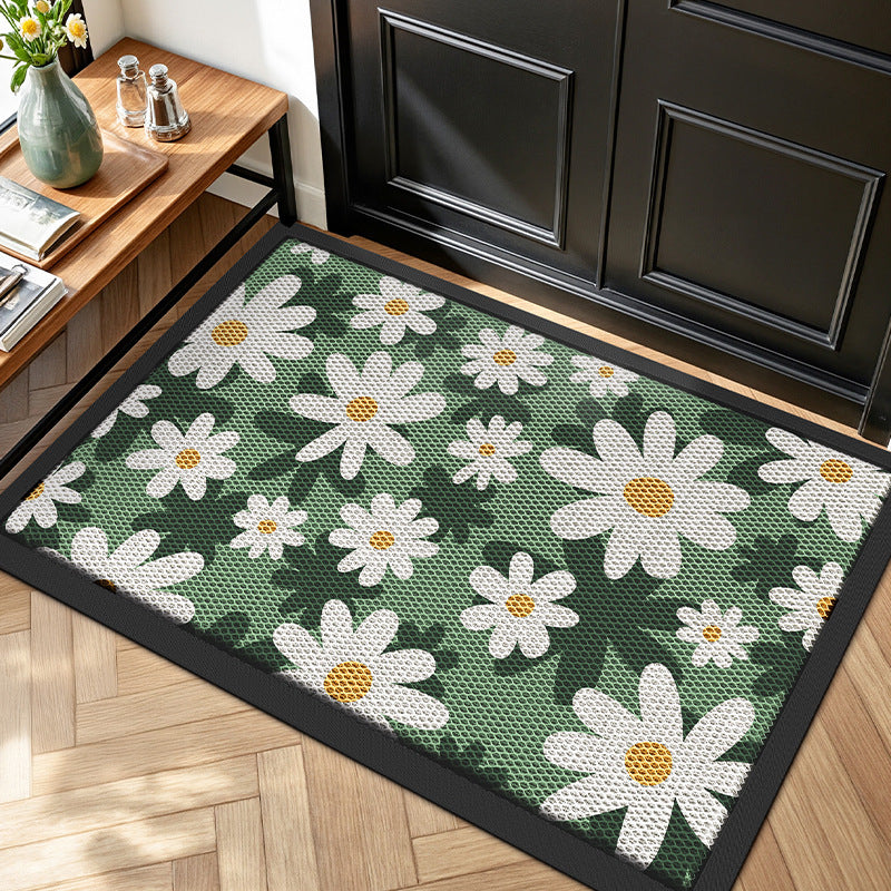 Floral Design Outdoor Welcome Mat Brehn