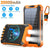 Powerbank mit Solarbetriebenem Schnellladegerät Brehn