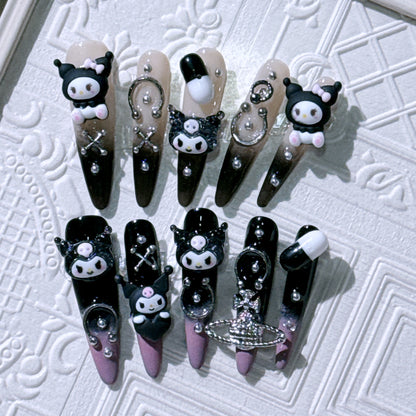 Gothic-Themen 3D Nagelkunst Tipps