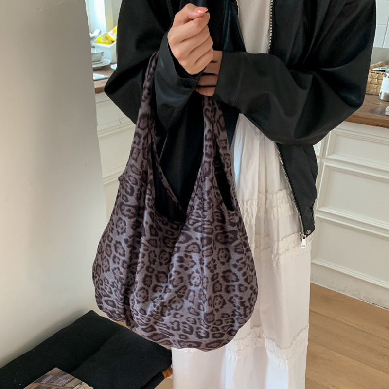 Weiche Wildleder Schlappe Tote Bag