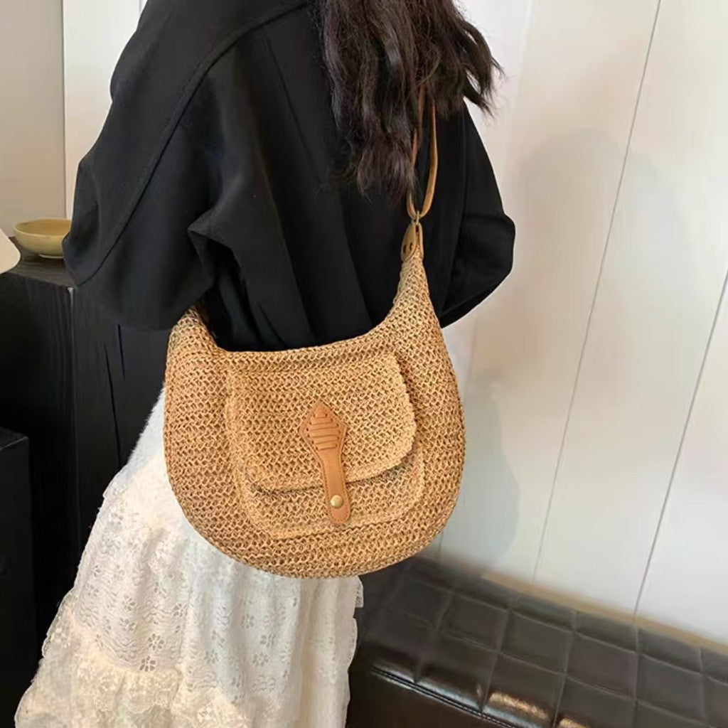 Handgefertigte Umhängetasche Im Modernen Boho-Stil Brehn