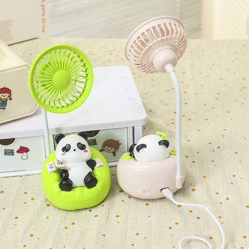Unisex Mini Tischventilator mit süßem Panda-Design Brehn