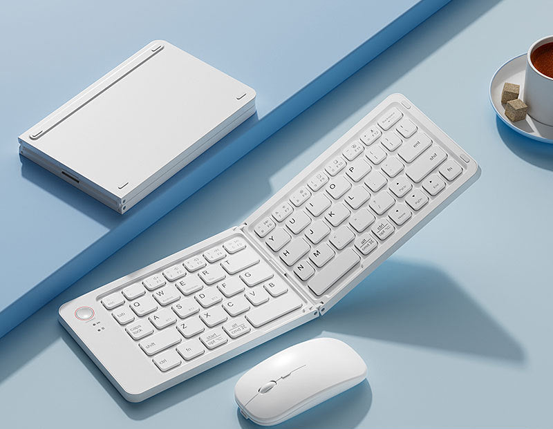 Faltbare Bluetooth-Tastatur und Maus Combo Brehn