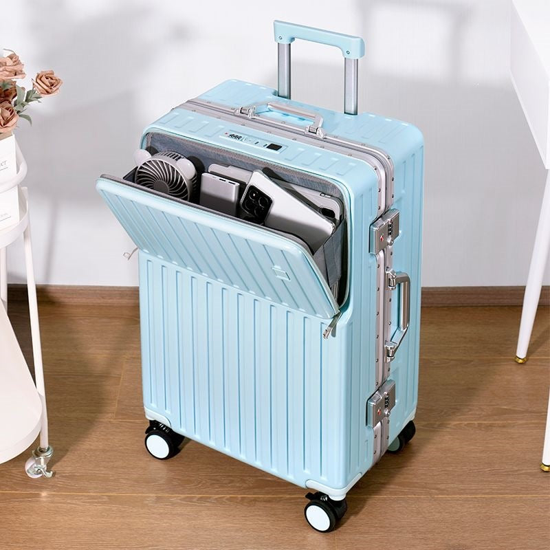 Trolley Koffer Mit Innovativem Stauraum Und Integriertem Sicherheitssystem Brehn