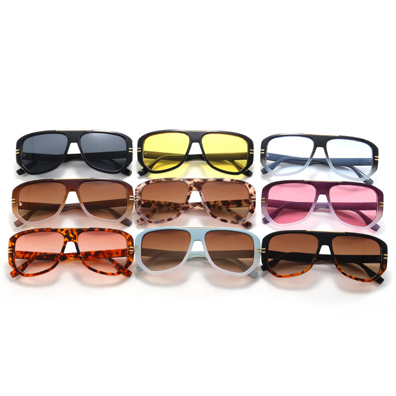 Damen Oversize-Sonnenbrille mit Designer-Rahmen Brehn