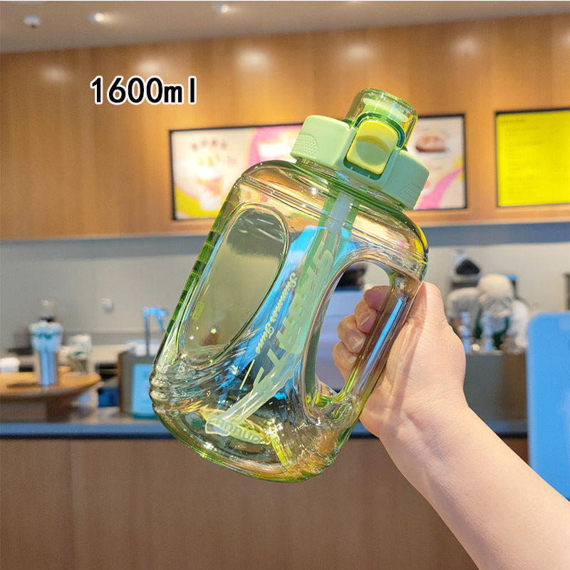 Damen große Wasserflasche mit ergonomischem Tragegriff Brehn