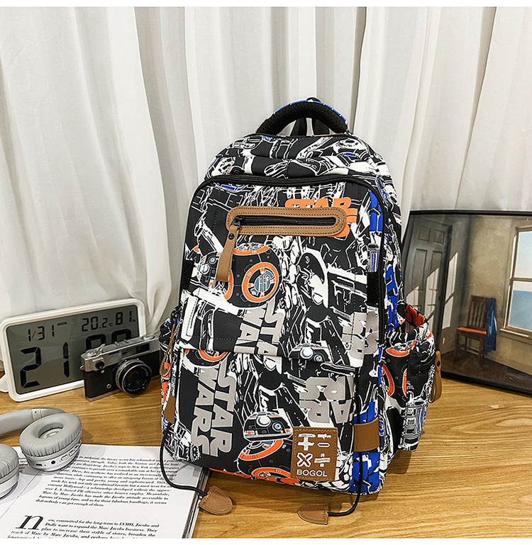 Grafikdesign Hochkapazitäts-Schulrucksack