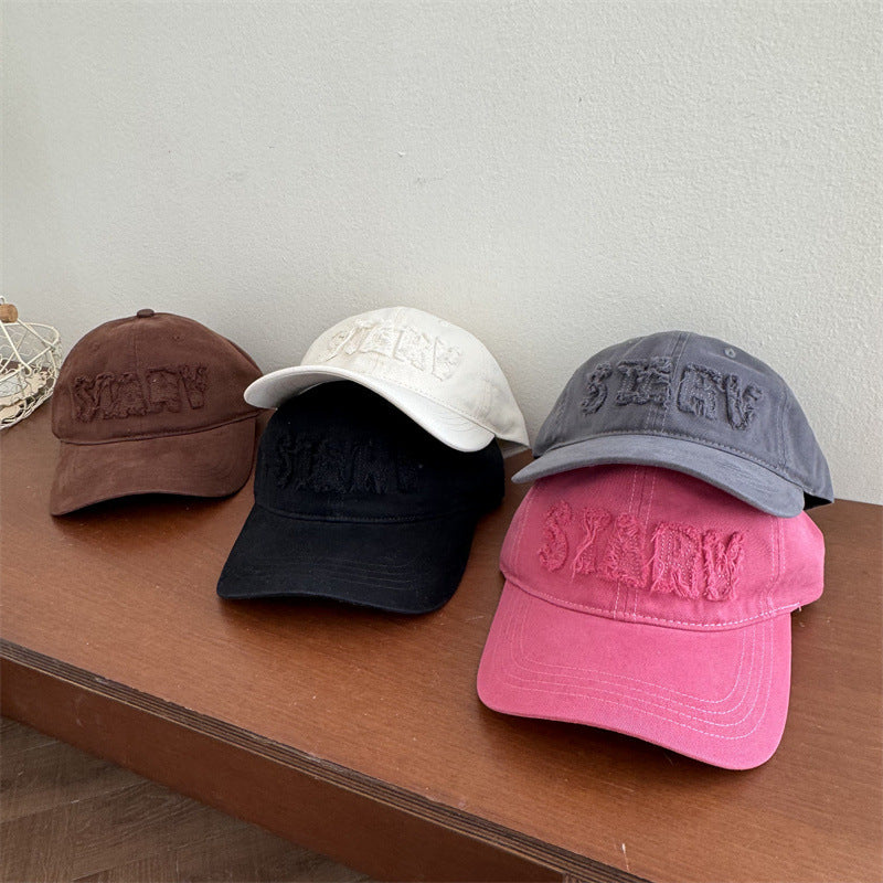 Damen Casual Destroyed Baseball Cap Brehn
