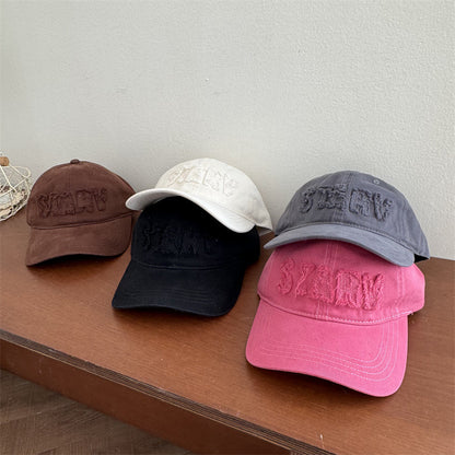 Damen Casual Destroyed Baseball Cap Brehn
