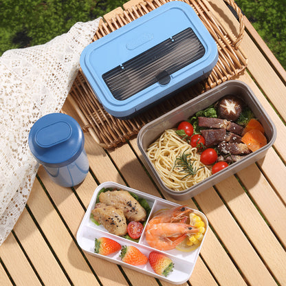 Mehrere Fächer Edelstahl Bento Lunchbox