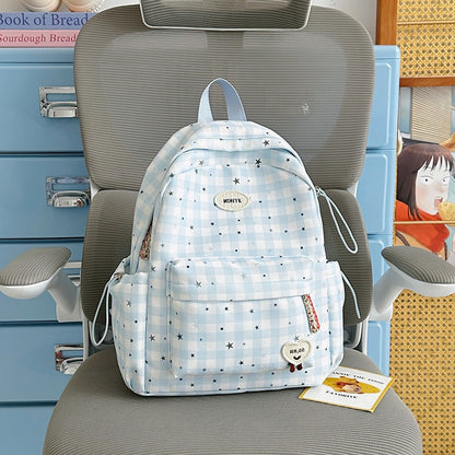 Stylischer kariert Mini Rucksack Brehn