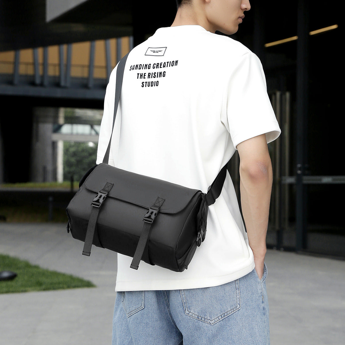 Modulare Messenger-Tasche mit Wasserabweisendem Material und Verstellbarem Schultergurt Brehn
