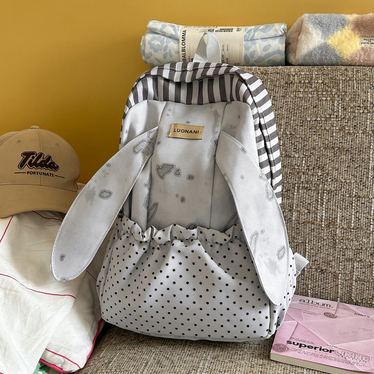 Verspielt Tier-Themen Rucksack Brehn