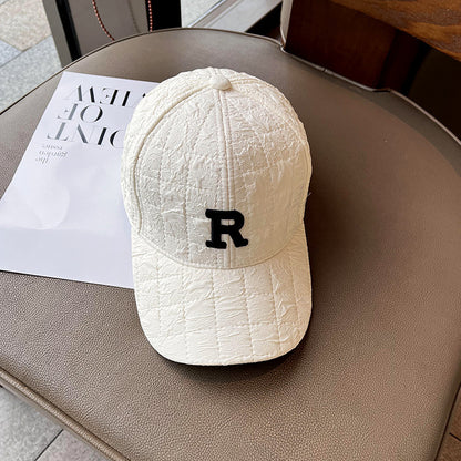 Damen Contemporary Texturiertes Design Baseball Cap Brehn