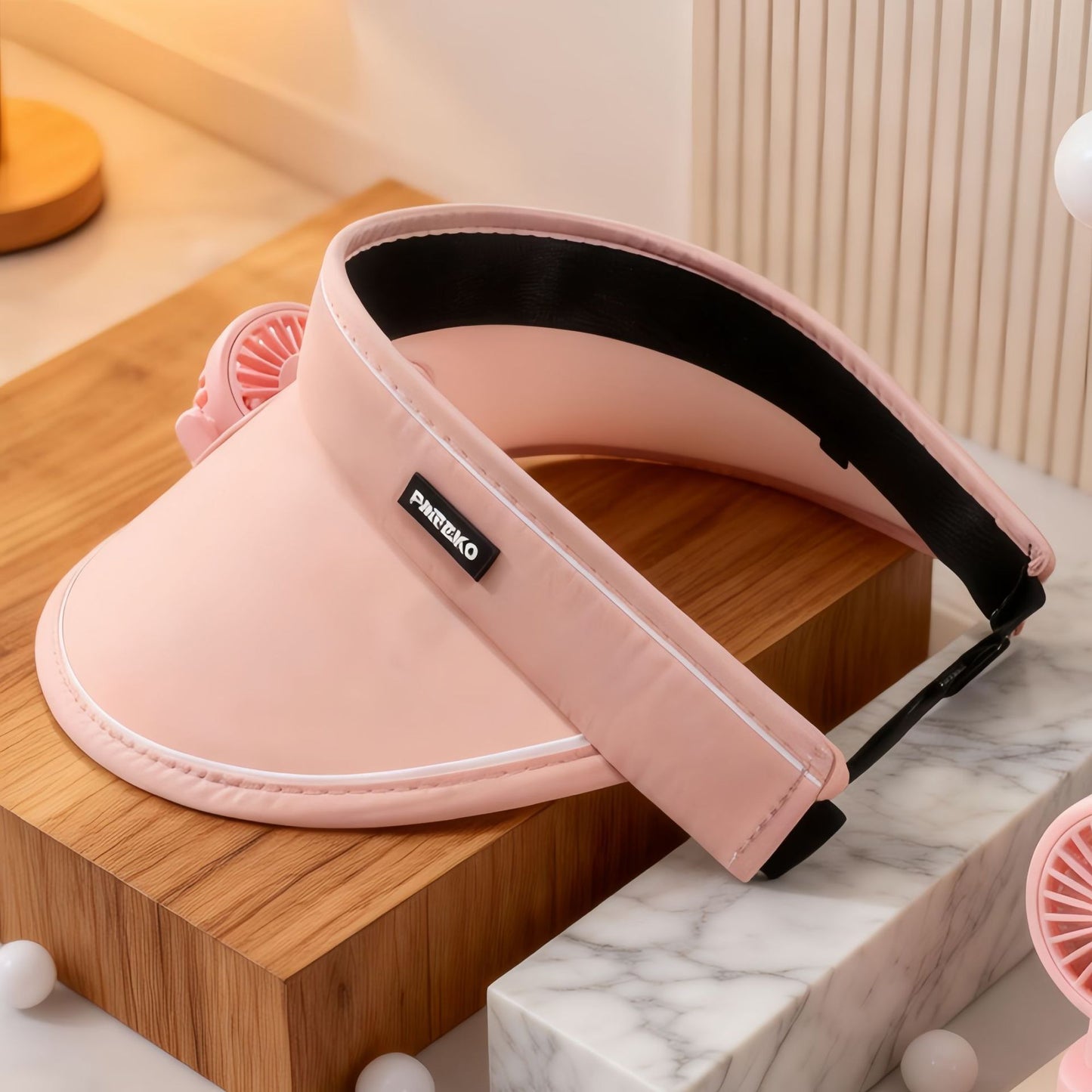 Damen Tragbarer Nackenventilator mit flexibler Halterung Brehn
