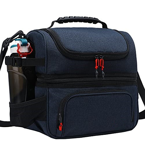 Isolierte Lunch-Tasche mit Mehreren Fächern und Flaschenhalter Brehn
