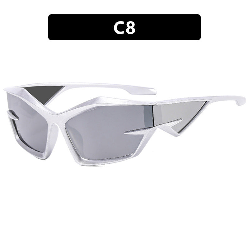Damen sportliche Sonnenbrille im dynamischen Design Brehn