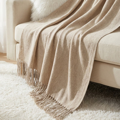 Damen elegante und stilvolle Couchdecke mit Fransen Brehn