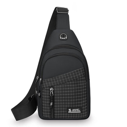 Kompakte Multi-Taschen Sport-Sling-Tasche